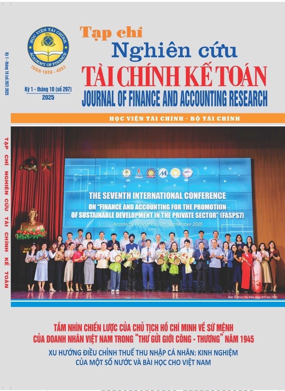 Tạp chí Nghiên cứu Tài chính Kế toán
