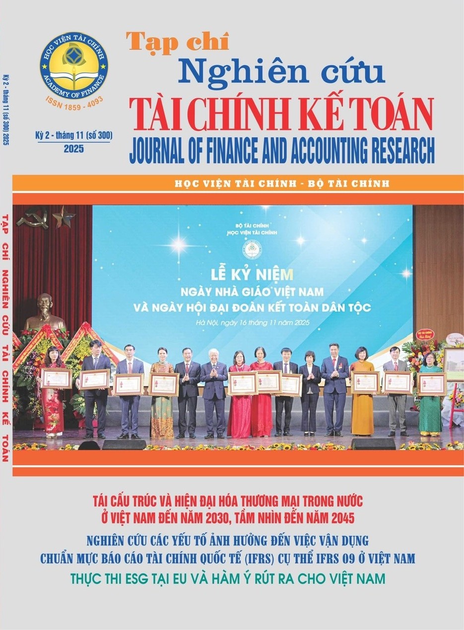 Tạp chí Nghiên cứu Tài chính Kế toán